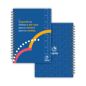 Caderno 1 matéria Capa Premium - Anglo Alante