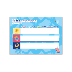 Pack Rotina Semanal de Estudos Infantil - Integrado
