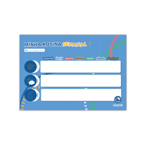 Pack Rotina Semanal de Estudos Infantil - Anglo Alante