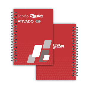 Caderno 1 matéria Capa Premium - Master