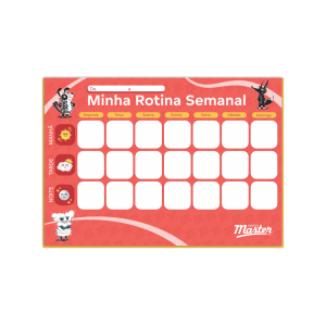 Pack Rotina Semanal de Estudos Infantil - Master