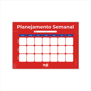 Pack Planejamento Semanal de Estudos Juvenil - Maxi